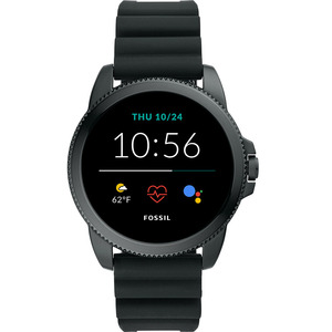 FOSSIL GEN 5E BLACK SILICON FTW4047