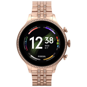 FOSSIL GENERATION 6 ROSE GOLD STAINLESS STEEL FTW6077