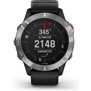 GARMIN FENIX 6 SILVER, BLACK BAND