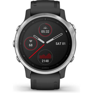 GARMIN FENIX 6S SILVER, BLACK BAND