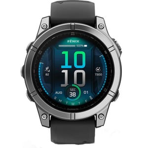 Montre connecte, activity tracker ou montre de sport GARMIN FENIX E 47MM STAINLESS BK