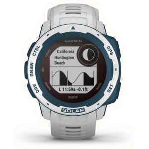 GARMIN INSTINCT SOLAR, SURF ED, GPS, CLOUDBREAK