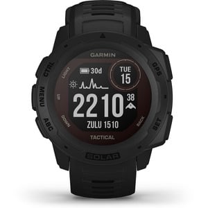 GARMIN INSTINCT SOLAR, GPS WATCH, BLACK, WW