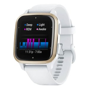 GARMIN VENU SQ 2 SHADOW WHITE/CREAM GOLD