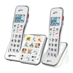 GEEMARC AD595 DUOSET BIG BUTTON DECT + 10 MEM PHOTO 