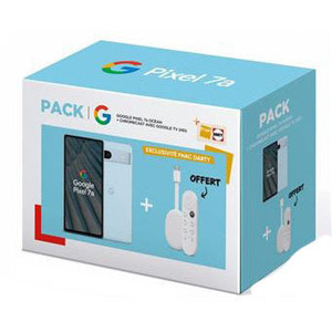 GOOGLE PACK PIXEL 7A 128GB BLUE OCEAN 5G + CHROMECAST GOOGLE TV HD WIT