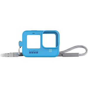 GOPRO SLEEVE+LANYARD BLUE H9