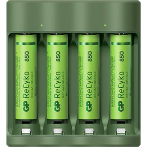 GP 850 MAH AAA LR03 USB CHARGER B421