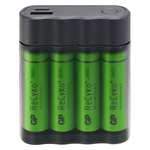 GP 2600 MAH POWERBANK + CHARGER GP X411