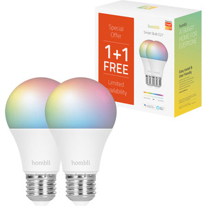 HOMBLI SMART BULB (9W) RGB CCT PACK 1+1