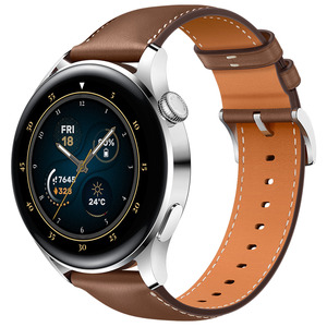 HUAWEI WATCH 3 STAINLESS + BROWN STRAP ESIM