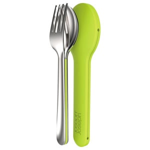 JOSEPH JOSEPH GO EAT CUTLERY SET GREEN