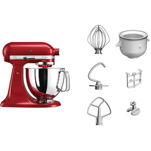 KITCHENAID 5KSM125EER + roomijsmaker 5KICA0WH