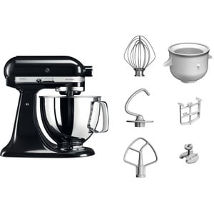 KITCHENAID 5KSM125EOB + roomijsmaker 5KICA0WH