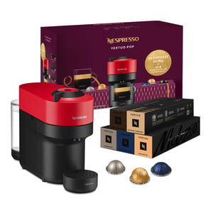 KRUPS NESPRESSO VERTUO POP SPICY RED +50 CAPSULES