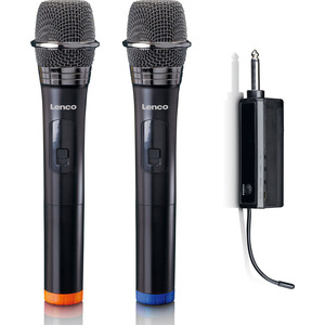 LENCO MCW-020 BK SET DE 2 MICROPHONES SANS FIL