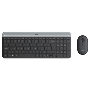 LOGITECH MK470 SLIM COMBO GRAPHITE AZERTY BE WIRELESS