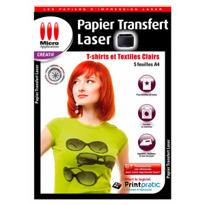 MICRO APPLICATI PAPIER LASER A4 TRANSF.