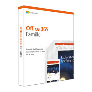 MICROSOFT OFFICE 365 HOME 12 + PROMO 3 MOIS FR