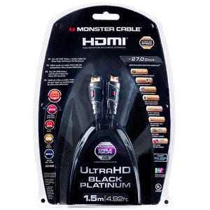 MONSTER HDMI BLACK PLATINUM 1.5M