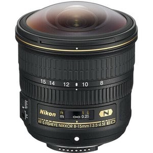 NIKON AF-S FISHEYE NIKKOR 8-15mm f/3.5-4.5E ED