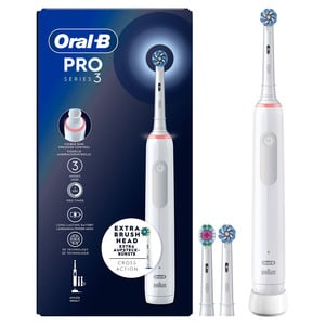 ORAL-B PRO 3700 WHITE SENSITIVE + 2 REFILLS