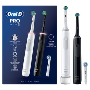 ORAL-B PRO 3900 DUO BLACK/WHITE