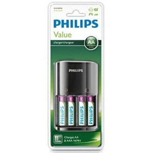 PHILIPS AA/AAA CHARGER + 4 AA