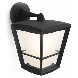 PHILIPS HUE WHITE/COLOR AMBIANCE ECONIC WALL LANTERN BLACK DOWN