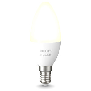 PHILIPS HUE AMPOULE FLAMME - LUMIRE BLANCHE CHAUDE - 1 PICE