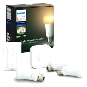 PHILIPS HUE HUE WHITE AMBIANCE E27 STARTER KIT