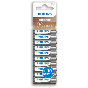 PHILIPS ALKALINE AAA LR03 20x