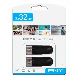 PNY ATTACHE 2.0 32GB TWINPACK