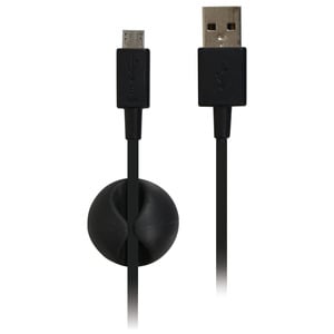 PORT DESIGNS MICRO USB CABLE + HOLDER