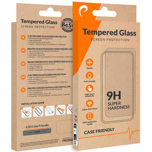 PRODEBEL GLASS 2.5D STD IPHONE 15 - Screenprotector of tempered glass voor smartphone