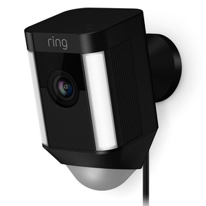 RING SPOTLIGHT CAM WIRED BLACK