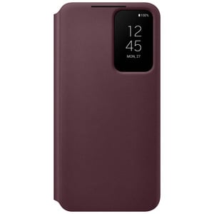 SAMSUNG CLEAR VIEW COVER BURGANDY S22