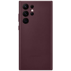 SAMSUNG LEATHER COVER BURGUNDY S22 ULTRA