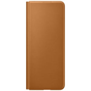 SAMSUNG LEATHER FLIP COVER CAMEL GALAXY Z FOLD3 5G