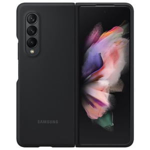 SAMSUNG SILICONE COVER BLACK GALAXY Z FOLD3 5G