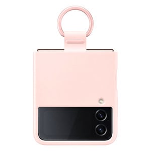 SAMSUNG SILICONE COVER WITH RING PINK FOR GALAXY Z FLIP4 5G