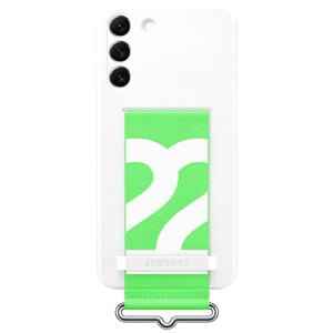 SAMSUNG SILICONE COVER WITH STRAP WHITE S22 PLUS