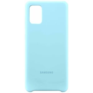 SAMSUNG SILICONE COVER BLUE A71