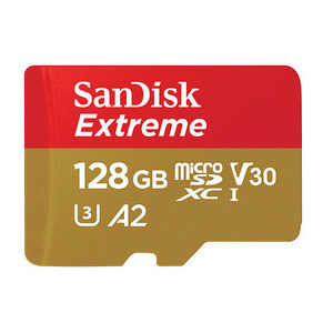 Carte SD, micro-SD ou autre carte mmoire SANDISK MICROSDXC EXTR 128GB