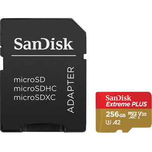 SANDISK MICROSDXC EXTR.PLUS 256GB - Sd-, micro-sd-kaart of andere geheugenkaart