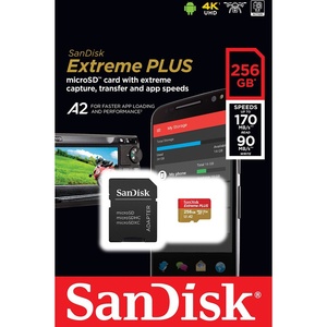 SANDISK MICROSDXC EXTREME+ 256GB