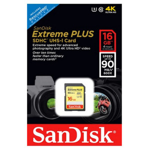 SANDISK SDHC 16GB EXTREME PLUS