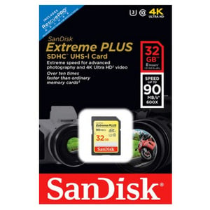 SANDISK SDHC 32GB EXTREME PLUS