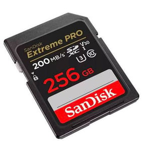 Carte SD, micro-SD ou autre carte mmoire SANDISK SDXC EXTR PRO 256GB