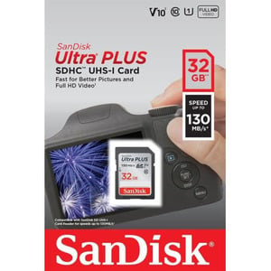 Carte SD, micro-SD ou autre carte mmoire SANDISK SD ULTRA+ 32G V2